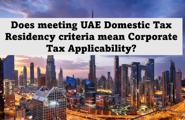 Corporate Tax Applicability Corporate Tax Applicability